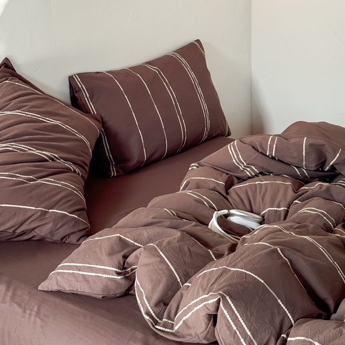 91家纺网 家纺一手货源 找家纺 山舍家居 2025新款全棉纯棉色织提花四件套-弗洛伦萨的落日 弗洛伦萨的落日-拿铁