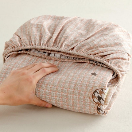 91家纺网 家纺一手货源 找家纺 （总）萌飞 2025新款全棉纯棉老粗布席子凉席卡通床笠