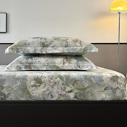 91家纺网 家纺一手货源 找家纺 （总）禾时 2025新款50s莱赛尔床笠三件套