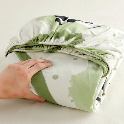 萌飞 2025新款全棉纯棉老粗布席子凉席卡通床笠 全棉卡通-熊猫