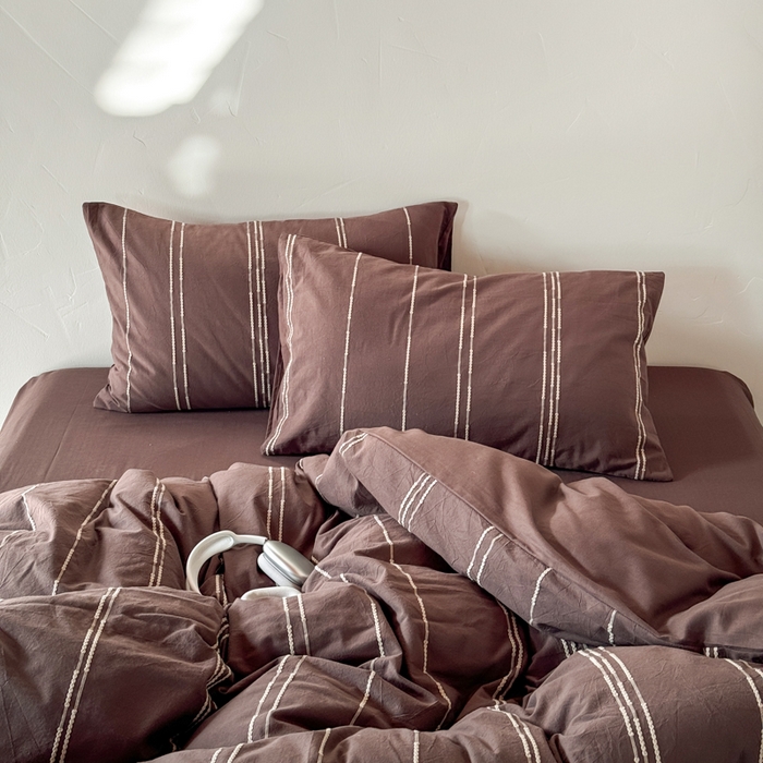 91家纺网 家纺一手货源 找家纺 山舍家居 2025新款全棉纯棉色织提花四件套-弗洛伦萨的落日 弗洛伦萨的落日-拿铁