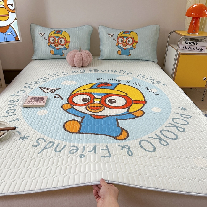 91家纺网 家纺一手货源 找家纺 （总）金爱家2025新款啵乐乐乳胶凉席