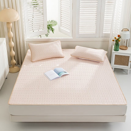 91家纺网 家纺一手货源 找家纺 （总）美丽折家纺 2025新款6mm厚乳胶床笠款三件套