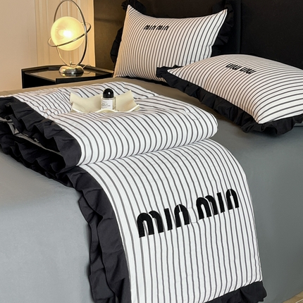 91家纺网 家纺一手货源 找家纺 （总）苏源家居 2025新款亲肤棉刺绣夏被四件套-线条系列
