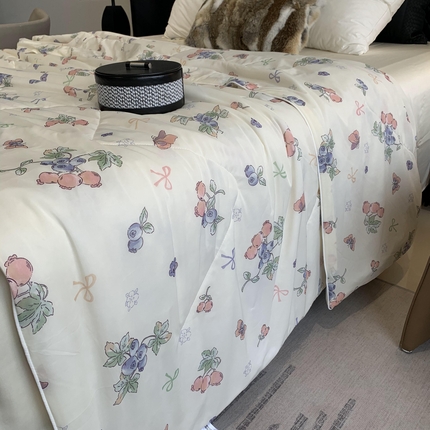 91家纺网 家纺一手货源 找家纺 （总）2025新款小冰皮夏凉被锦纶氨纶面料空调夏被凉感丝单夏被空调被