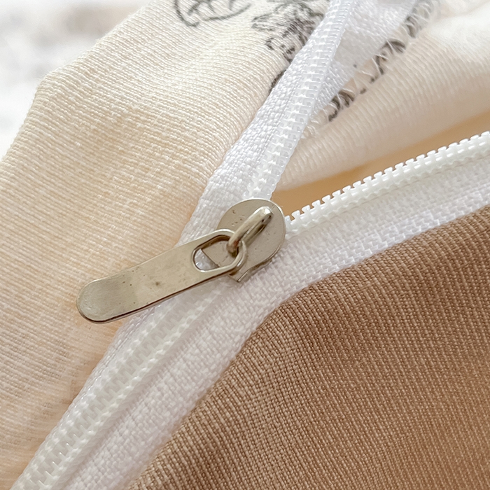 91家纺网 家纺一手货源 找家纺 玖明2025新款A类加厚柔软针织棉双层纱四件套 锦绣前程