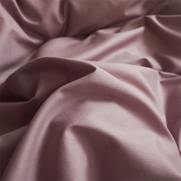 91家纺网 家纺一手货源 找家纺 启程2025新款全棉纯色双拼无印风四件套 香芋紫+绅士灰