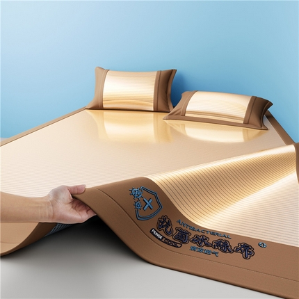 91家纺网 家纺一手货源 找家纺 （总）悠米悠家 2025新款负离子+抗菌系列凉席床笠三件套