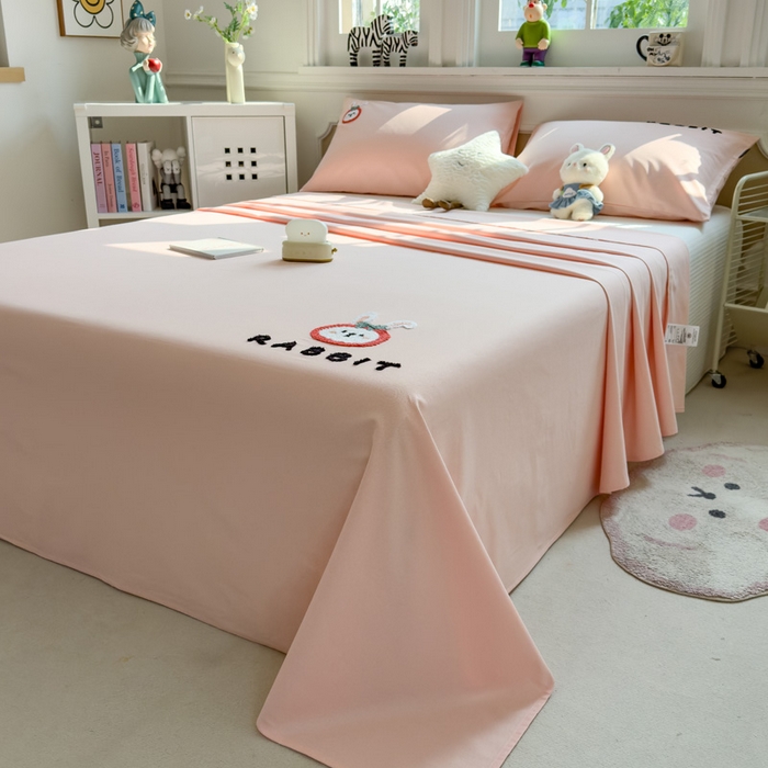 91家纺网 家纺一手货源 找家纺 （总）席世家 2025春夏新款全棉纯棉老粗布印花床单凉席席子