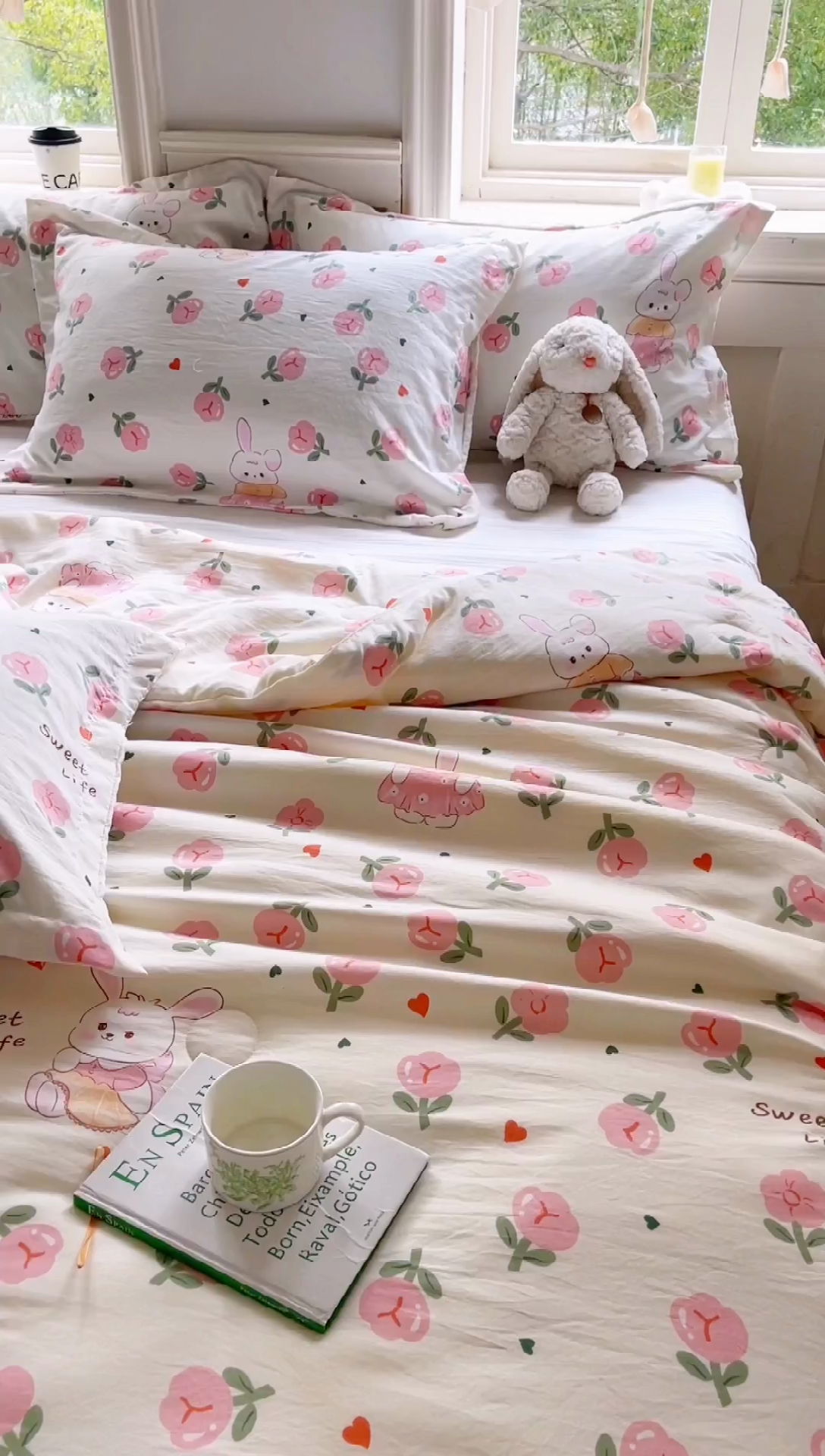 91家纺网 家纺一手货源 找家纺 2025新款双层皱皱纱水洗棉夏被夏凉被空调被可机洗空调被子被芯棉被 曼塔玫瑰