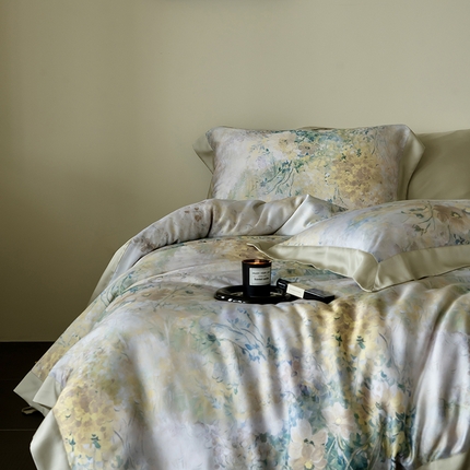 涞澳家纺 2025新款天丝棉印花四件套 森屿