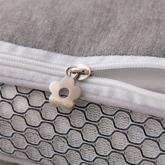 91家纺网 家纺一手货源 找家纺 芯洲2025新款荞麦枕凉豆豆夏季成人冰感透气枕头枕芯 寒酥-幻影灰