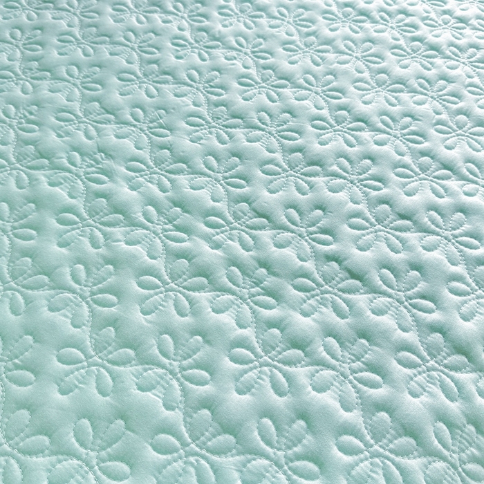 91家纺网 家纺一手货源 找家纺 大麦家纺2025新款年新款亲肤花边款床盖四件套  甜心小姐-梵星蓝