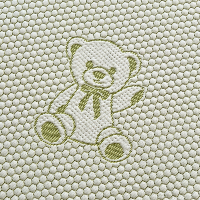 91家纺网 家纺一手货源 找家纺 梦舒羽 2025春夏新款冰豆豆花边单人单枕套枕套单件 冰豆豆-小熊绿