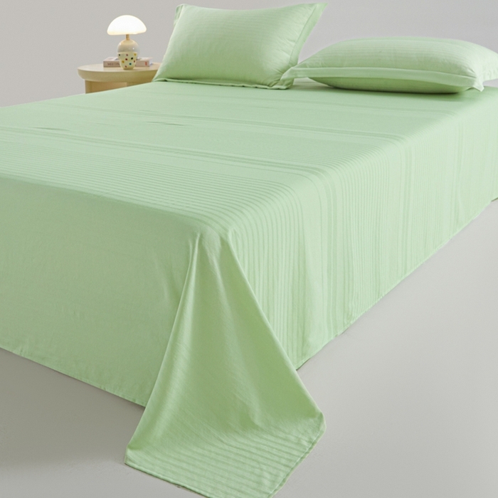 91家纺网 家纺一手货源 找家纺 宝士康家纺 2025新款10A抗菌华夫条提花夏被 青绿