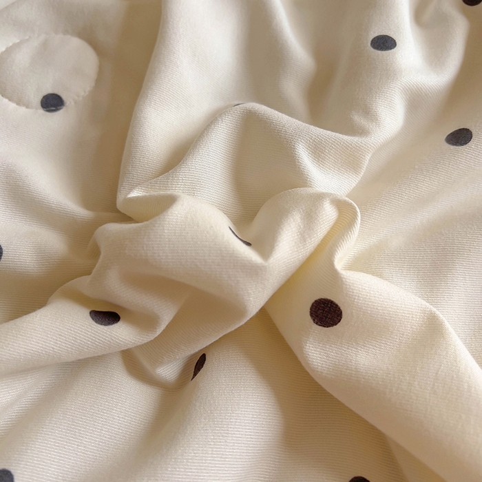 91家纺网 家纺一手货源 找家纺 欧尚 2025新款夏被四件套 黑波点