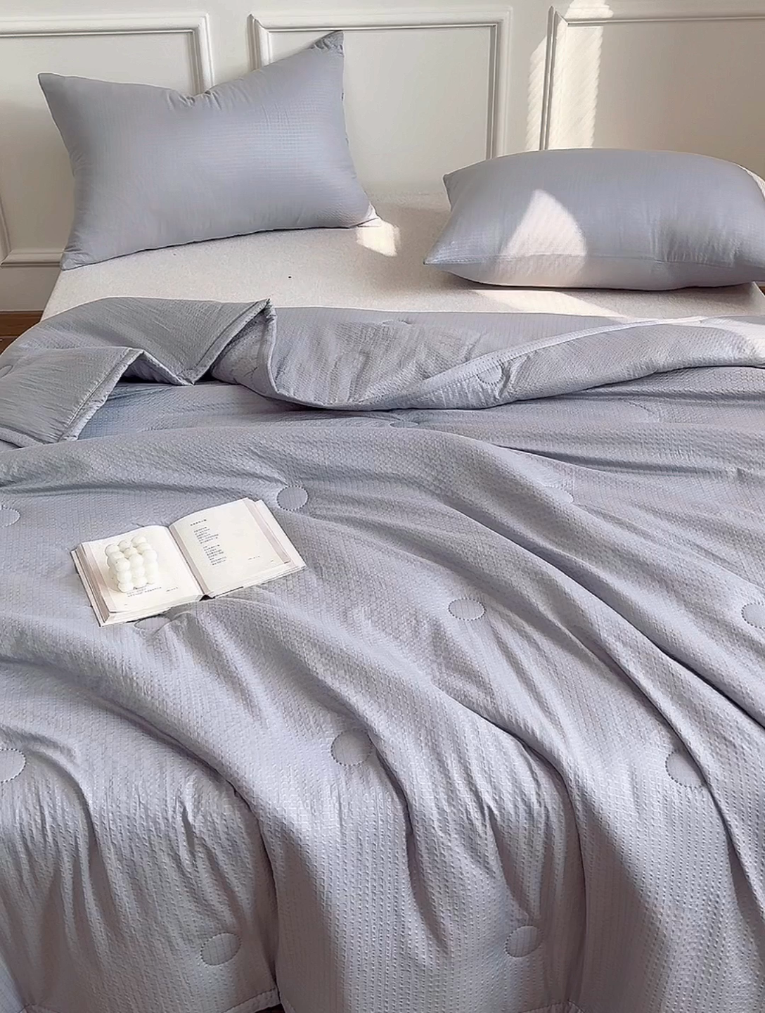 91家纺网 家纺一手货源 找家纺 （总）欧雅搁2025纯色艾草驱蚊夏凉被