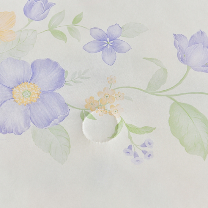 91家纺网 家纺一手货源 找家纺 民新家纺 2025新款凉感丝乳胶床裙凉席足球花系列纯色和印花 足球花-花香四溢