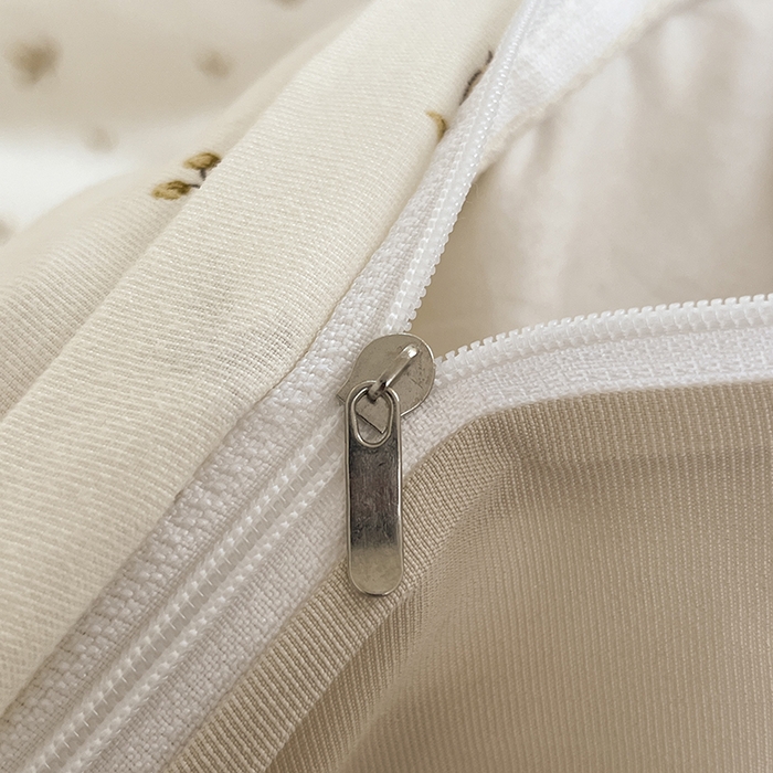 91家纺网 家纺一手货源 找家纺 玖明2025新款A类加厚柔软针织棉双层纱四件套 金叶时光