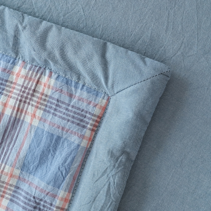 91家纺网 家纺一手货源 找家纺 圣尔雅家纺 2025新款里外全棉色织夏被新疆棉花被纯棉被子空调被夏凉被 艾玛条格