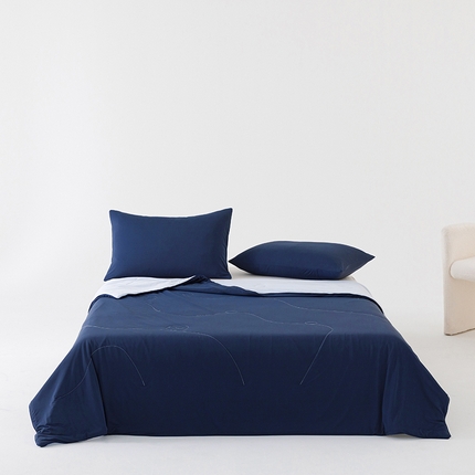 优被业  2025新款冰柔雪糕凉感抗菌被夏凉被 冰柔-深睡蓝