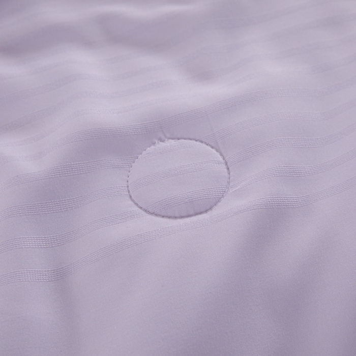 91家纺网 家纺一手货源 找家纺 宝士康家纺 2025新款10A抗菌华夫条提花夏被 香紫