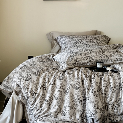 涞澳家纺 2025新款天丝棉印花四件套 星尘