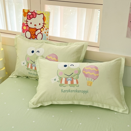 91家纺网 家纺一手货源 找家纺 （总）博雅 2025新款三丽鸥全棉大版单枕套