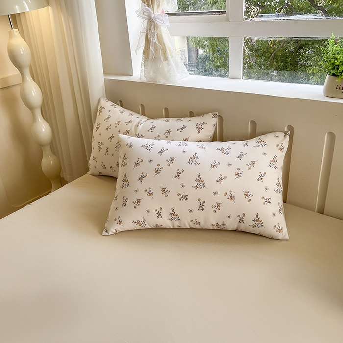 91家纺网 家纺一手货源 找家纺 玖明2025新款A类加厚柔软针织棉双层纱四件套 纯真时代