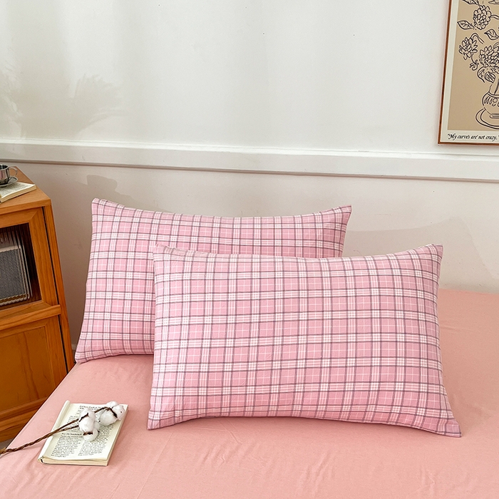 91家纺网 家纺一手货源 找家纺 鸣升家纺 2025新款100%里外全棉棉花夏被无印风全棉色织水洗棉夏凉被空调被夏被春秋被单人可机洗 格诺粉