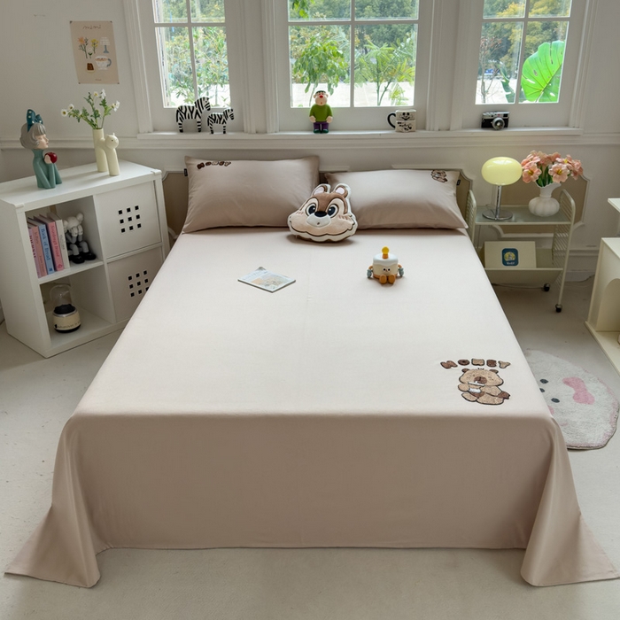 91家纺网 家纺一手货源 找家纺 席世家 2025春夏新款全棉纯棉老粗布印花床单凉席席子 卡皮拉