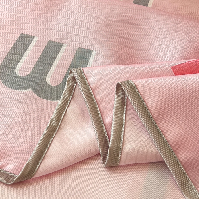 91家纺网 家纺一手货源 找家纺 纽缦家纺 2025新款印花冰丝防滑床单 跳动的音符