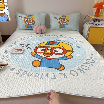 91家纺网 家纺一手货源 找家纺 （总）金爱家2025新款啵乐乐乳胶凉席