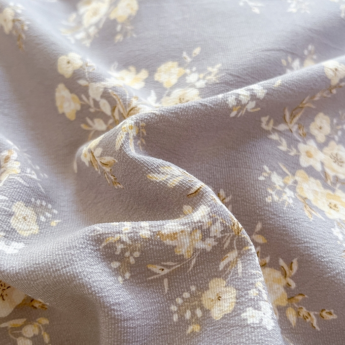 91家纺网 家纺一手货源 找家纺 玖明2025新款A类加厚柔软针织棉双层纱四件套 花影