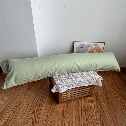 91家纺网 家纺一手货源 找家纺 （总）花西夫人 2023新款13372全棉印花长枕套双人枕头情侣枕芯