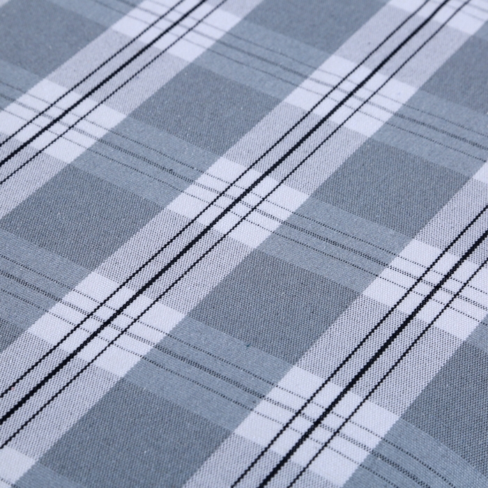 91家纺网 家纺一手货源 找家纺 恋尚羽 2025新款加厚纯棉老粗布凉席三件套 大方格 灰