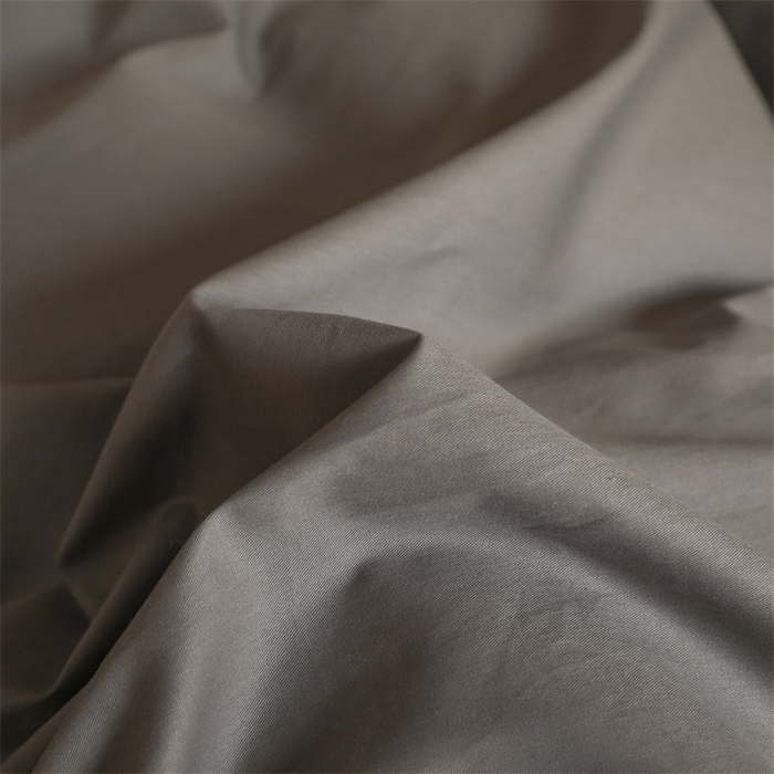 91家纺网 家纺一手货源 找家纺 启程2025新款全棉纯色双拼无印风四件套 雅士灰+绅士灰