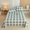 91家纺网 家纺一手货源 找家纺 萌飞 2025新款全棉纯棉老粗布席子凉席条格床单 休闲生活-绿