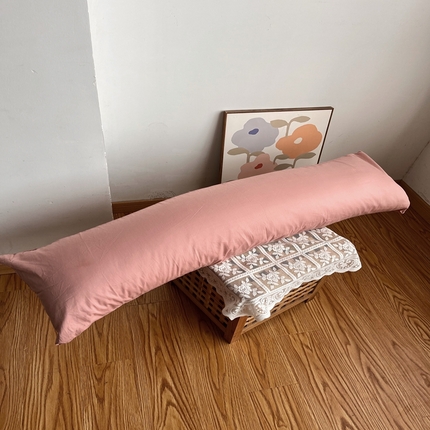 91家纺网 家纺一手货源 找家纺 （总）花西夫人 2023新款13372全棉印花长枕套双人枕头情侣枕芯