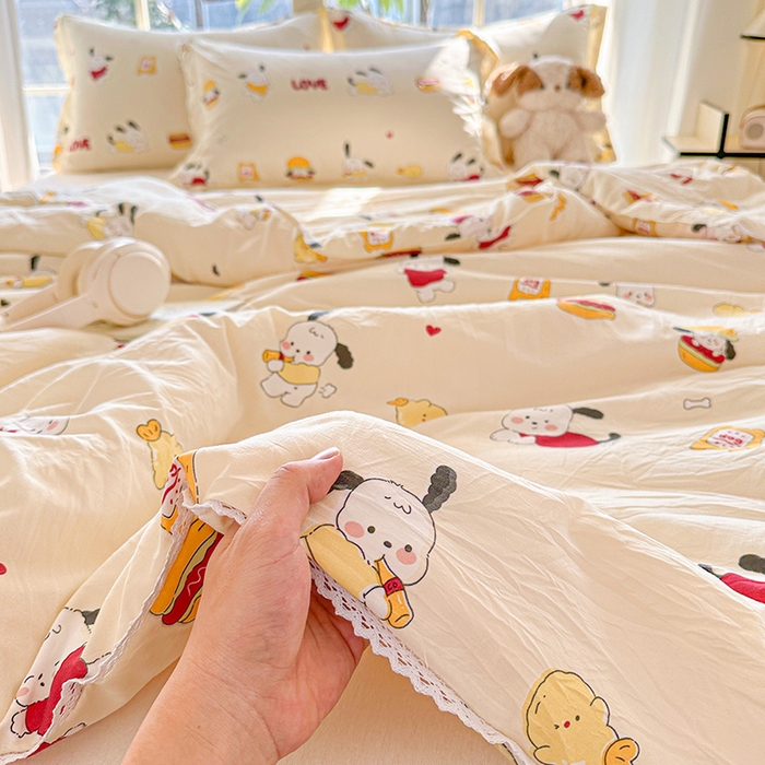 91家纺网 家纺一手货源 找家纺 2025新款双层皱皱纱水洗棉夏被夏凉被空调被可机洗空调被子被芯棉被 豆包