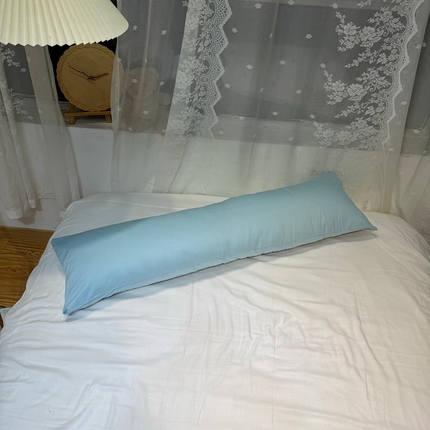 91家纺网 家纺一手货源 找家纺 （总）花西夫人 2023新款13372全棉印花长枕套双人枕头情侣枕芯