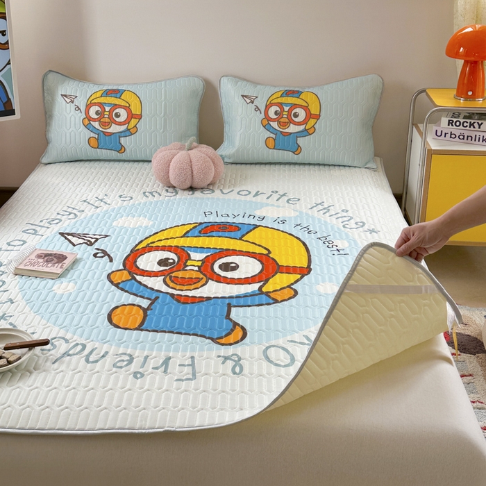 91家纺网 家纺一手货源 找家纺 （总）金爱家2025新款啵乐乐乳胶凉席