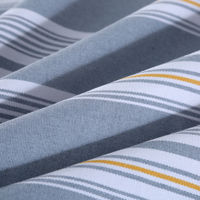 91家纺网 家纺一手货源 找家纺 恋尚羽 2025新款加厚纯棉老粗布凉席三件套 条纹 灰