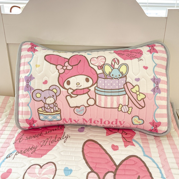 91家纺网 家纺一手货源 找家纺 花满路 2025新款儿童针织棉夏被 美乐蒂