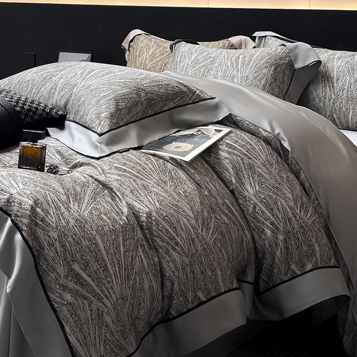 91家纺网 家纺一手货源 找家纺 （总） 2025高端轻奢A类母婴级天丝棉全工艺刺绣四件套纯棉全棉高端夏季丝滑裸睡长绒棉床上用品