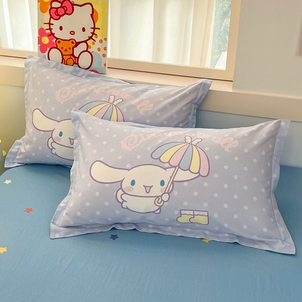 91家纺网 家纺一手货源 找家纺 （总）博雅 2025新款三丽鸥全棉大版单枕套