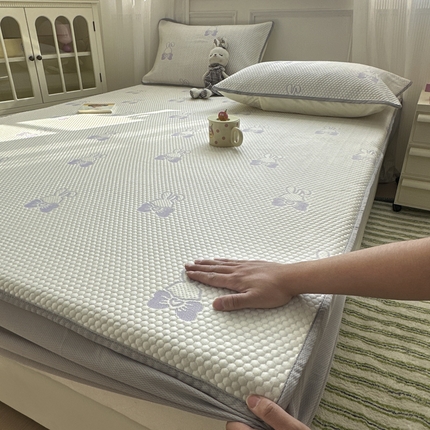 91家纺网 家纺一手货源 找家纺 （总）金爱家 2025新款430克中分子豆豆席凉席席子