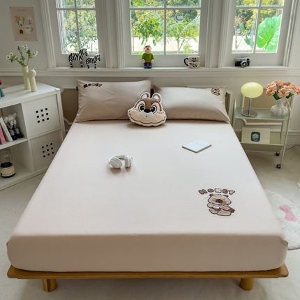 91家纺网 家纺一手货源 找家纺 （总）席世家 2025春夏新款全棉纯棉老粗布印花床笠凉席席子