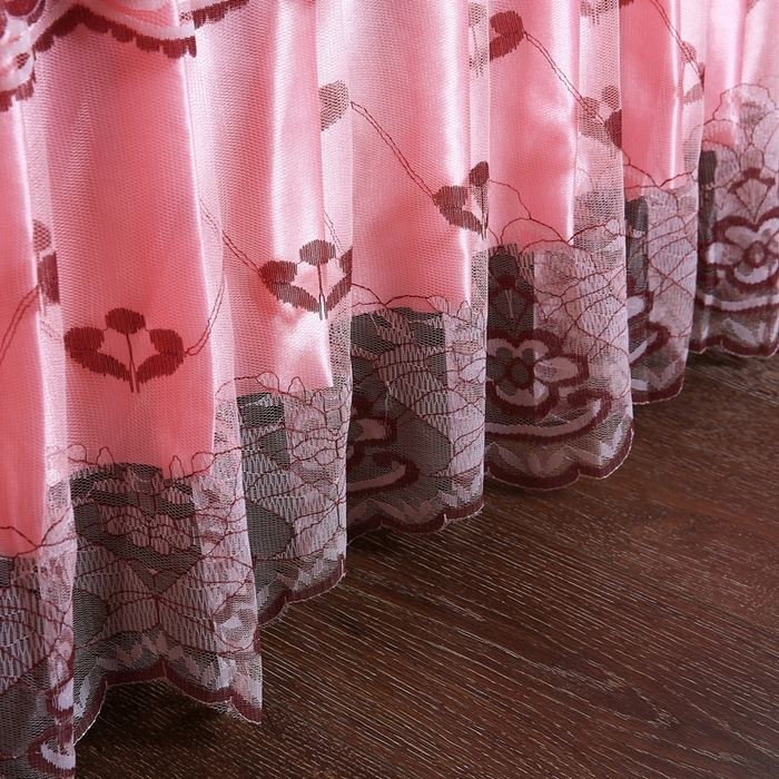 91家纺网 家纺一手货源 找家纺 情恒家纺2025新款床裙款冰丝布艺软凉席三件套 水颜墨香-玉