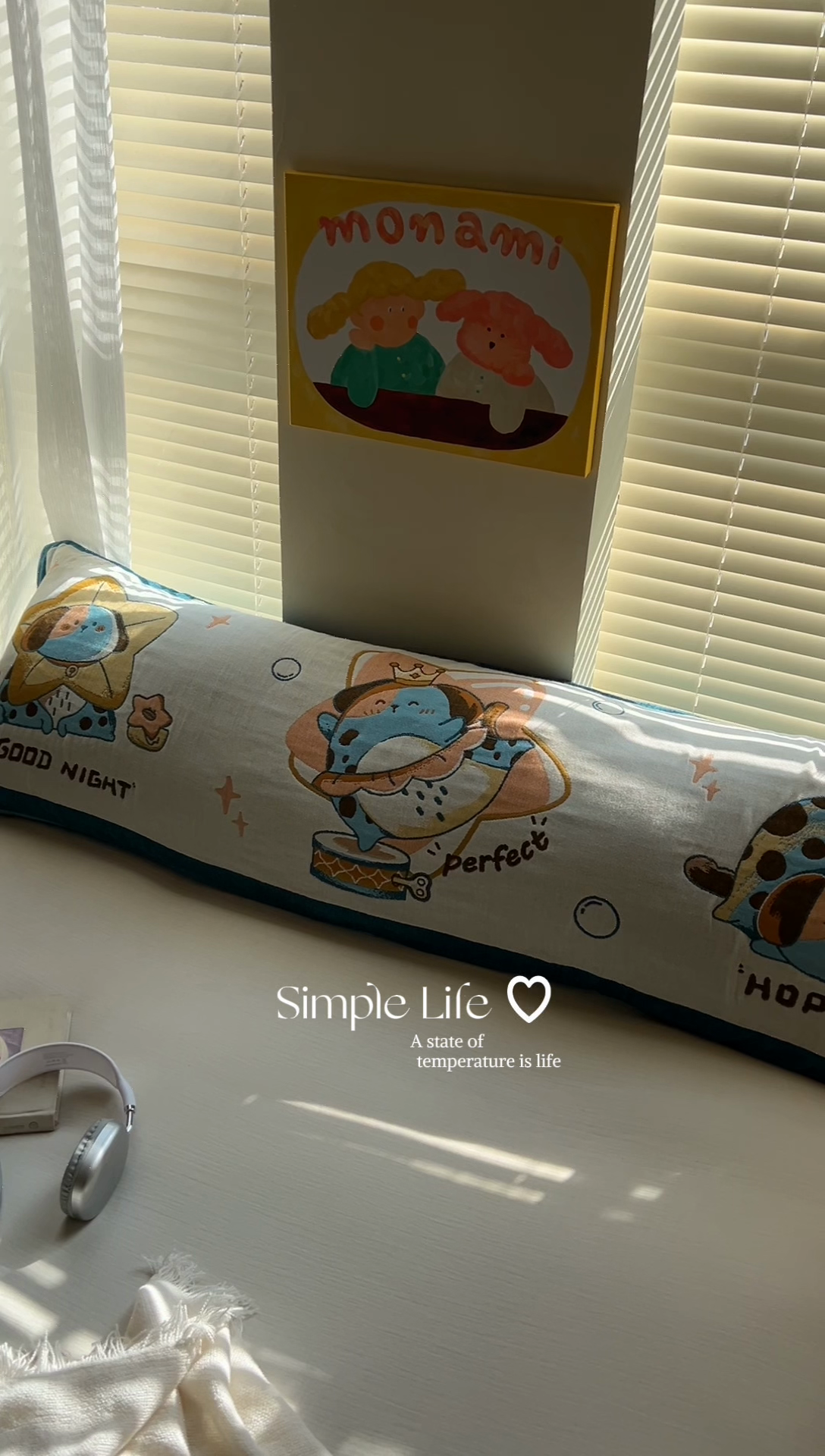 91家纺网 家纺一手货源 找家纺 （总）雯雨2025新款A类卡通双人纱布枕套